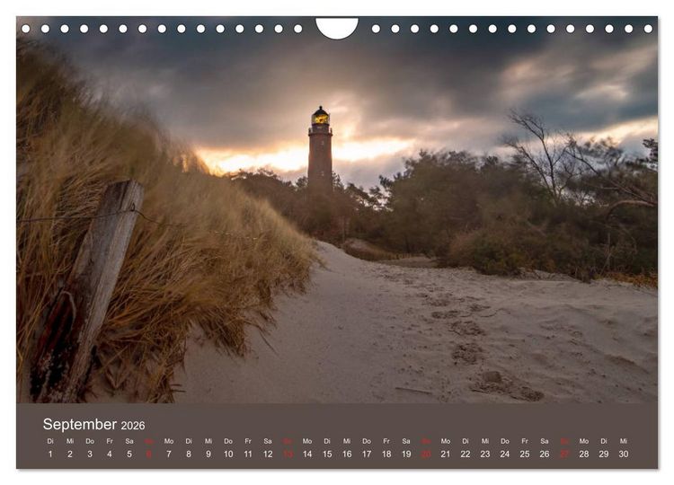 Produktbild: Ostsee - Perlen aus Mecklenburg-Vorpommern (Wandkalender 2026 DIN A4 quer), CALVENDO Monatskalender
