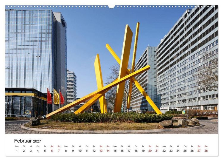 Produktbild: Eschborn vom Taxifahrer Petrus Bodenstaff (hochwertiger Premium Wandkalender 2027 DIN A2 quer), Kunstdruck in Hochglanz