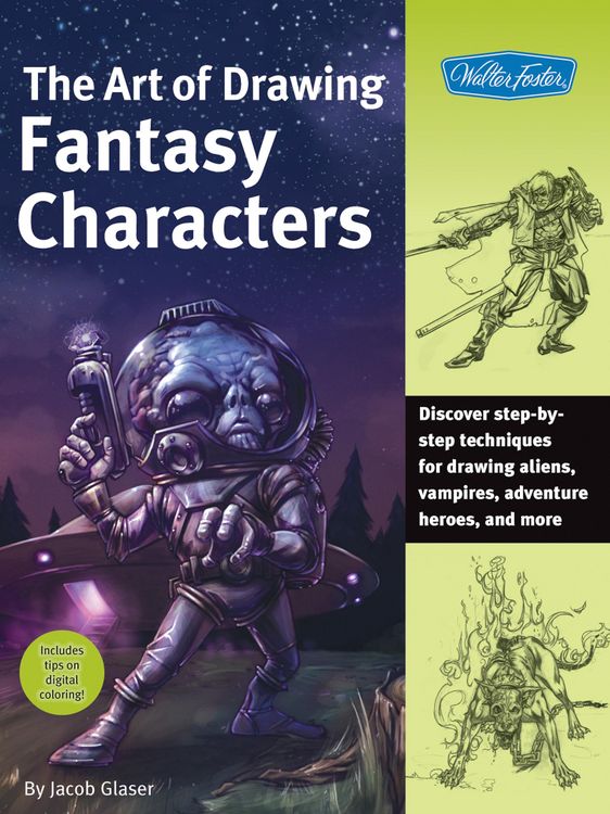 Produktbild: Art of Drawing Fantasy Characters