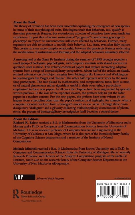 Produktbild: Adaptive Individuals In Evolving Populations