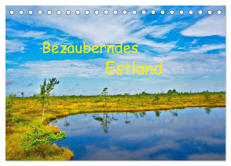 Produktbild: Bezauberndes Estland (Tischkalender 2026 DIN A5 quer), CALVENDO Monatskalender