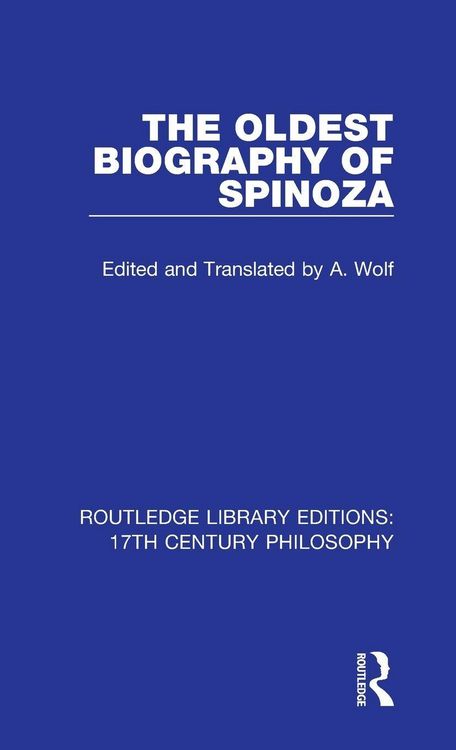 Produktbild: The Oldest Biography of Spinoza