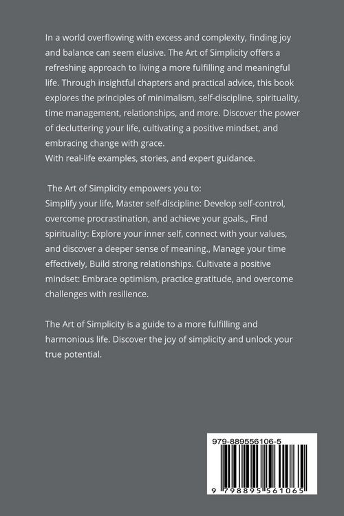Produktbild: The Art of Simplicity