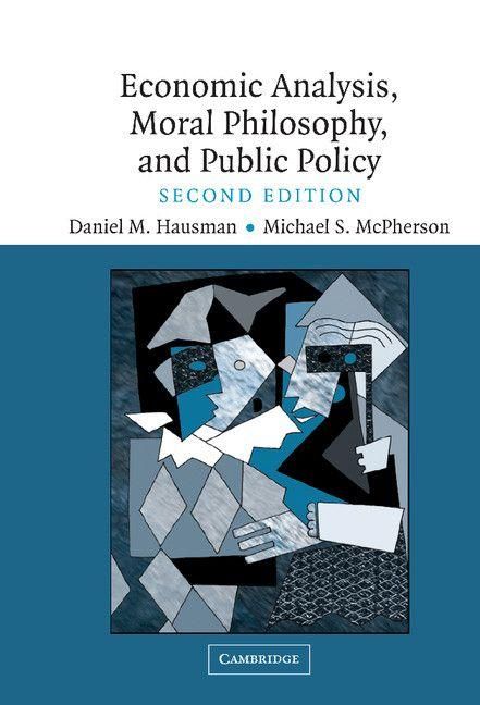 Produktbild: Economic Analysis, Moral Philosophy and Public Policy
