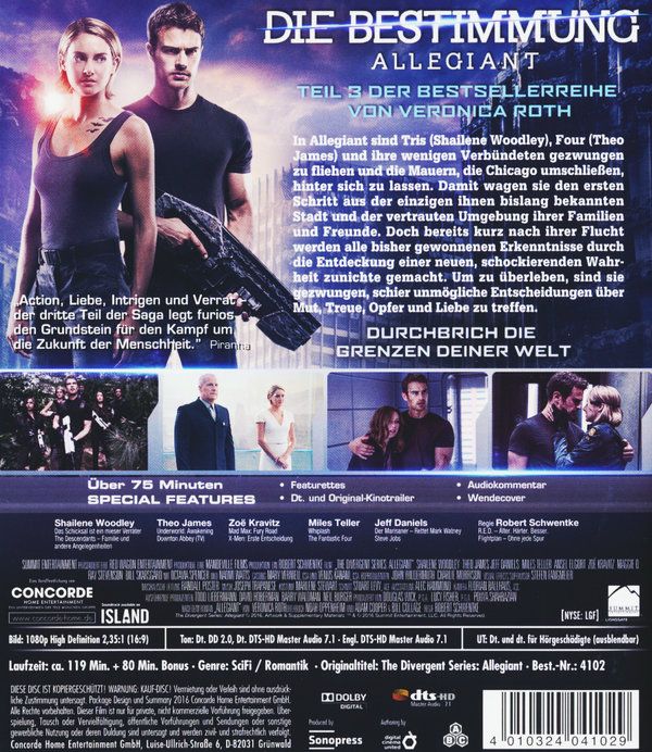 Produktbild: Die Bestimmung - Allegiant - Fan Edition [DE]