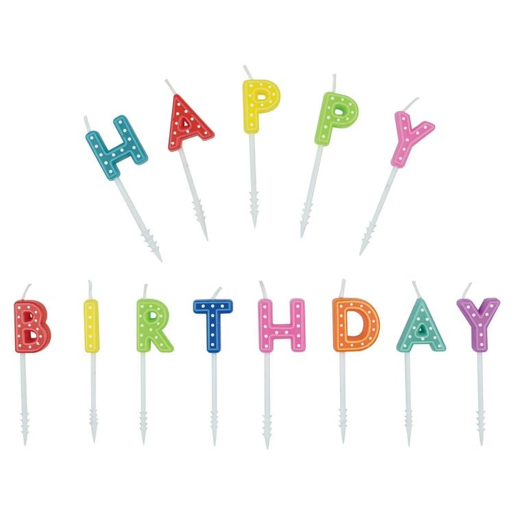 Produktbild: Legami Kerzen f&uuml;r Torte - Happy Birthday