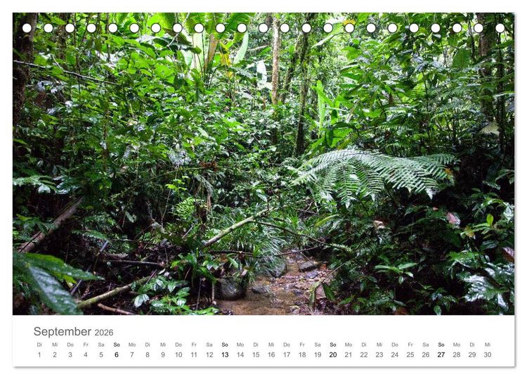 Produktbild: Ecuador - Regenwald und Vulkane (Tischkalender 2026 DIN A5 quer), CALVENDO Monatskalender