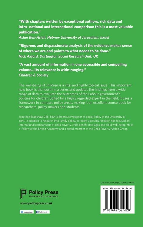 Produktbild: The well-being of children in the UK