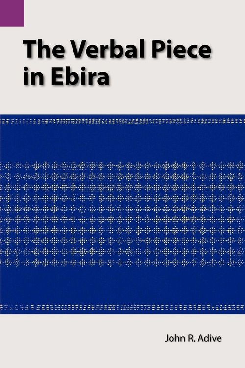 Produktbild: The Verbal Piece in Ebira