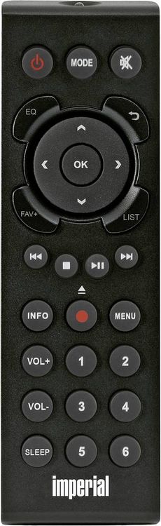 Produktbild: Imperial DABMAN i510 BT V2 Internetradio HiFi-Tuner Schwarz Bluetooth&reg;, DAB+, USB, WLAN, Internetradio