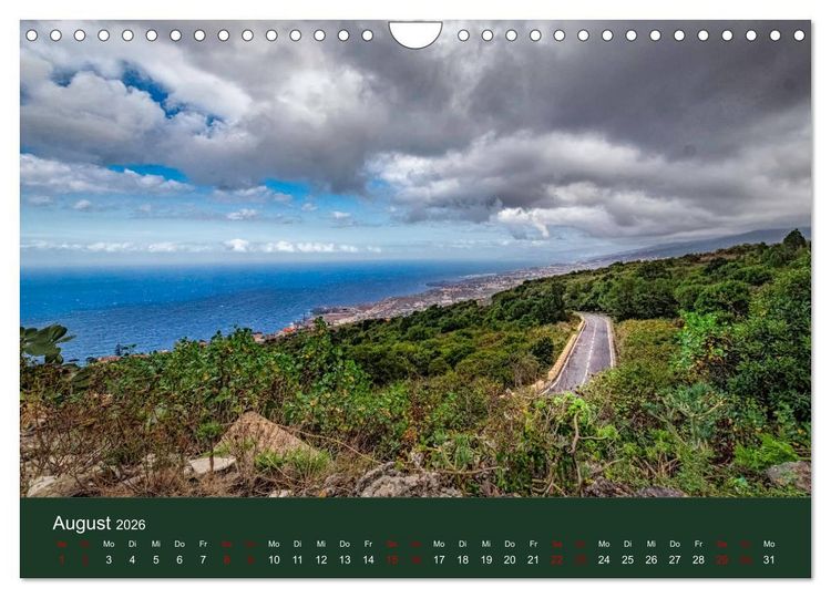 Produktbild: Bezauberndes Teneriffa (Wandkalender 2026 DIN A4 quer), CALVENDO Monatskalender