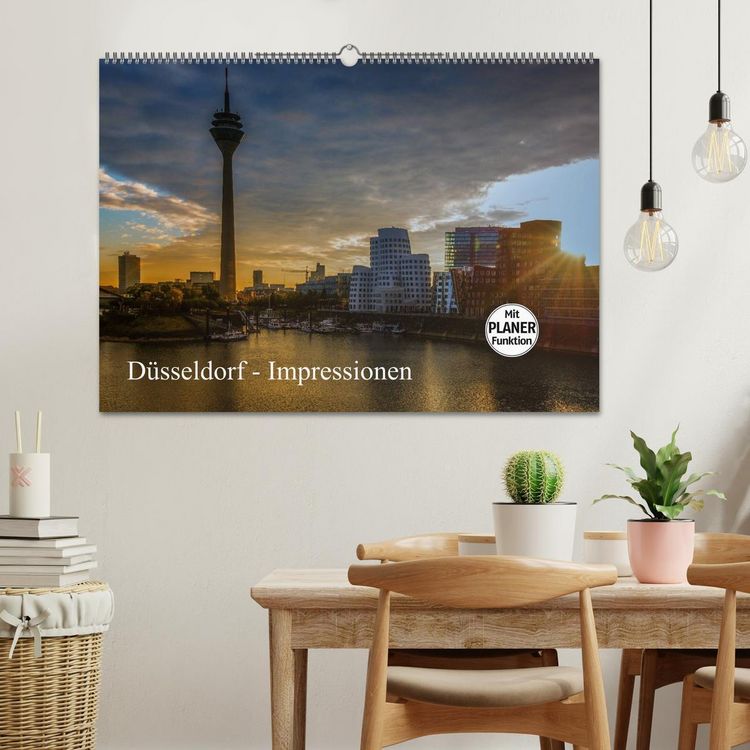Produktbild: D&uuml;sseldorf - Impressionen (Wandkalender 2026 DIN A2 quer), CALVENDO Monatskalender
