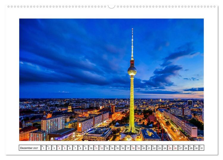 Produktbild: Reiseziele in Deutschland (hochwertiger Premium Wandkalender 2027 DIN A2 quer), Kunstdruck in Hochglanz