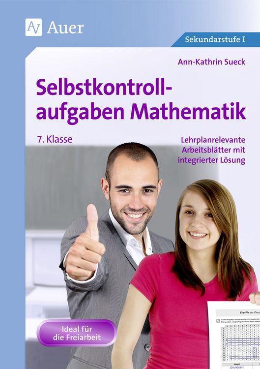 Produktbild: Selbstkontrollaufgaben Mathematik Klasse 7