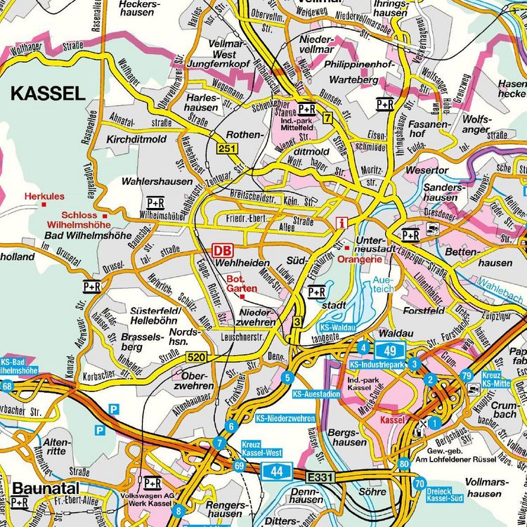 Produktbild: Falk Cityplan Kassel 1:15.000