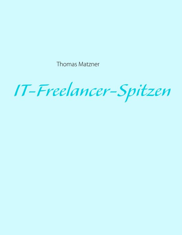 Produktbild: IT-Freelancer-Spitzen
