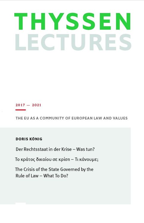 Produktbild: Der Rechtsstaat in der Krise - Was tun?