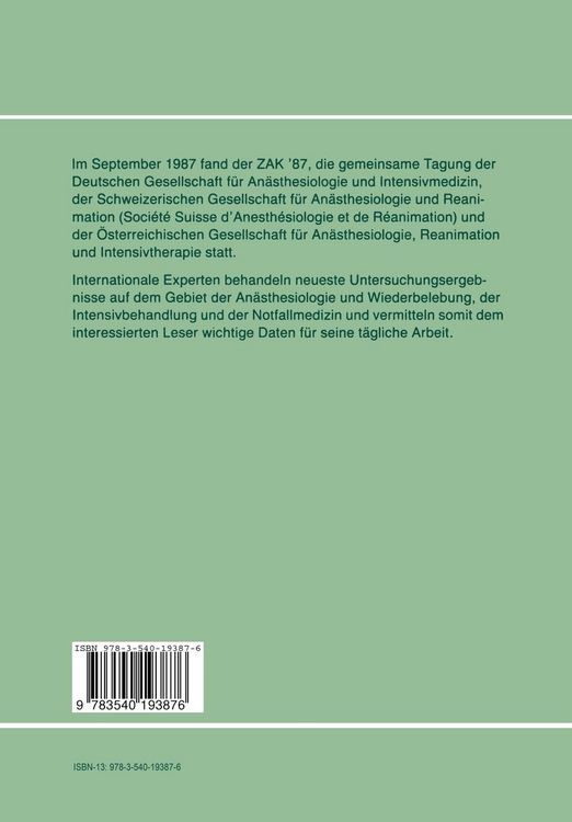 Produktbild: ZAK M&uuml;nchen 1987
