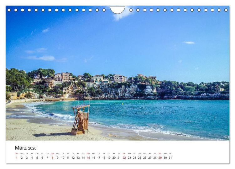 Produktbild: Mallorca, Mallorca (Wandkalender 2026 DIN A4 quer), CALVENDO Monatskalender