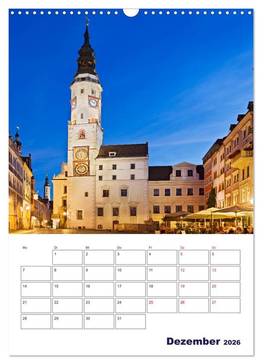 Produktbild: G&Ouml;RLITZ - Kleinod in der Lausitz (Wandkalender 2026 DIN A3 hoch), CALVENDO Monatskalender