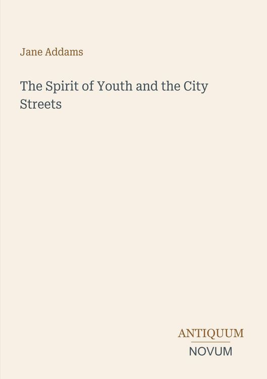 Produktbild: The Spirit of Youth and the City Streets