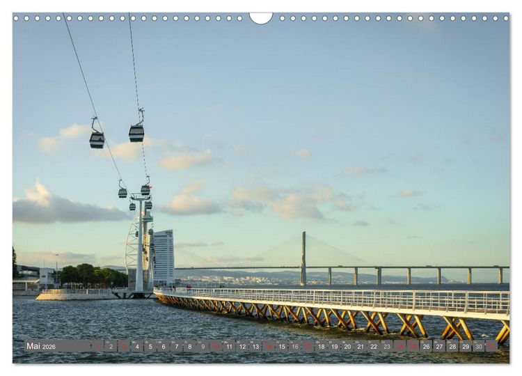 Produktbild: Metropole Lissabon (Wandkalender 2026 DIN A3 quer), CALVENDO Monatskalender