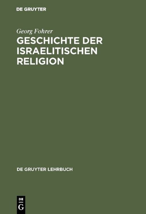 Produktbild: Geschichte der israelitischen Religion