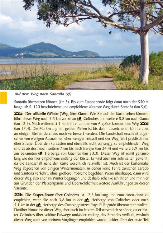 Produktbild: Spanien: Jakobsweg K&uuml;stenweg Camino de la Costa, Camino del Norte und beliebte Varianten