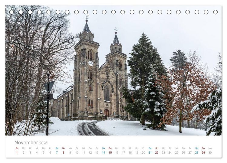 Produktbild: Sonneberg - Spielzeugstadt im Th&uuml;ringer Wald (Tischkalender 2026 DIN A5 quer), CALVENDO Monatskalender