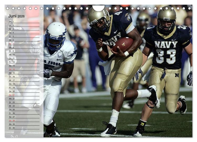 Produktbild: Sport. American Football (Wandkalender 2026 DIN A4 quer), CALVENDO Monatskalender