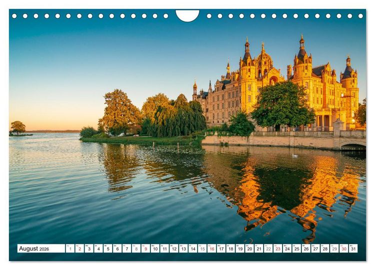 Produktbild: Traumhaftes Mecklenburg-Vorpommern (Wandkalender 2026 DIN A4 quer), CALVENDO Monatskalender