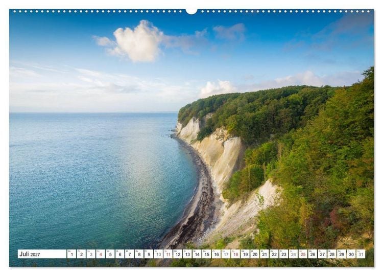 Produktbild: Insel R&uuml;gen - Die K&uuml;ste von Sellin bis Kap Arkona (Wandkalender 2027 DIN A2 quer), CALVENDO Monatskalender