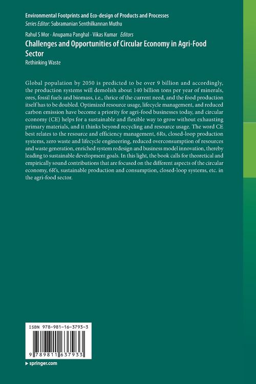 Produktbild: Challenges and Opportunities of Circular Economy in Agri-Food Sector