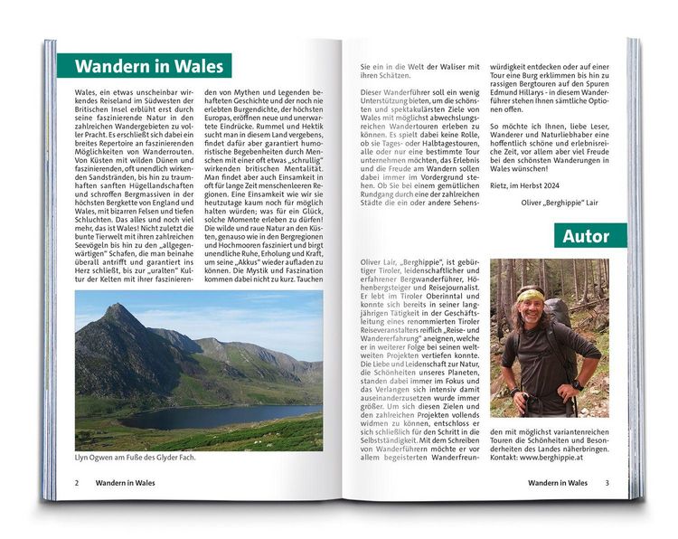 Produktbild: KOMPASS Wanderf&uuml;hrer Wales, 60 Touren mit Extra-Tourenkarte