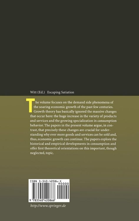 Produktbild: Escaping Satiation