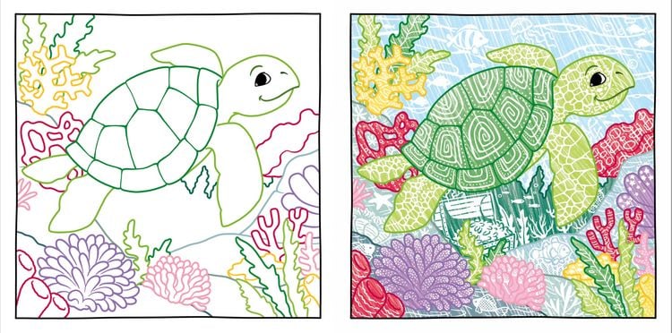 Produktbild: Zauberpapier Malbuch Strand und Meer
