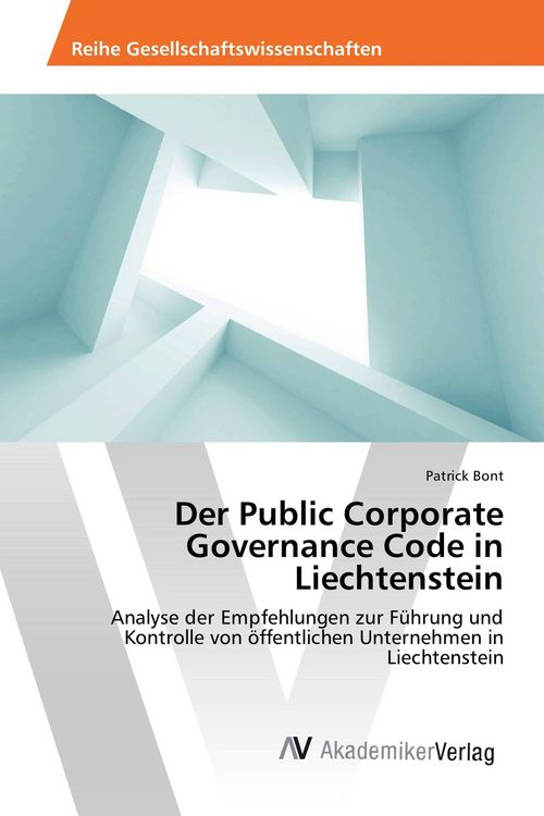 Produktbild: Der Public Corporate Governance Code in Liechtenstein