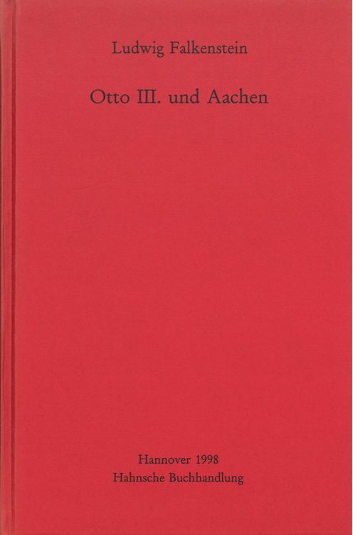 Produktbild: Otto III. und Aachen
