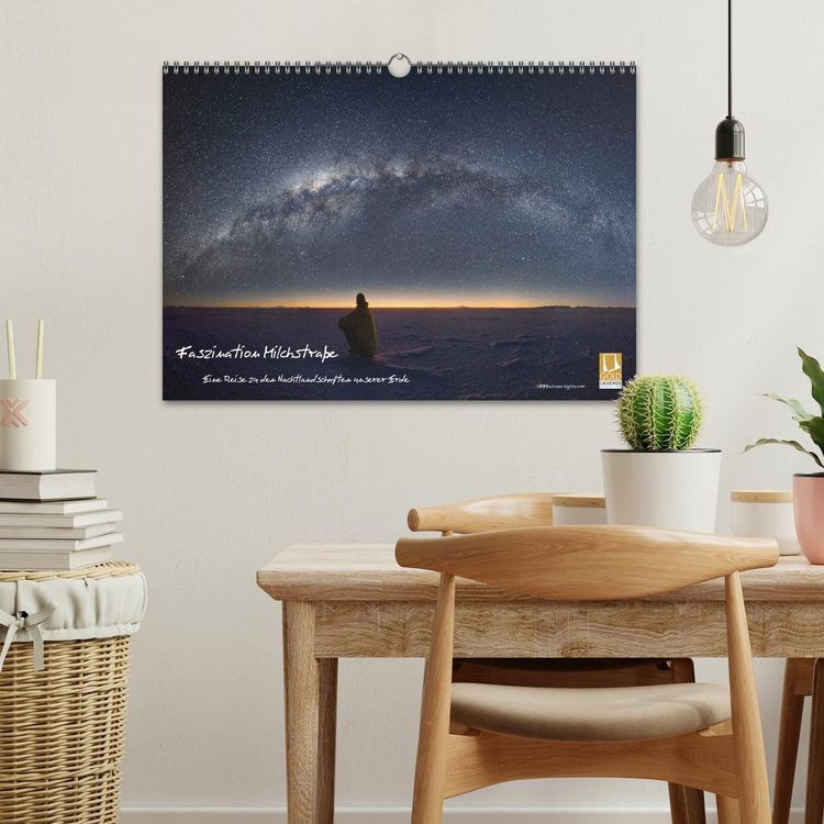 Produktbild: Faszination Milchstra&szlig;e - eine Reise zu den Nachtlandschaften unserer Erde (Wandkalender 2026 DIN A3 quer), CALVENDO Monatskalender