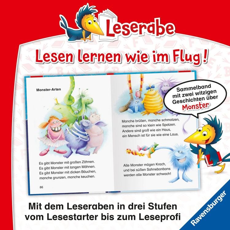 Produktbild: Leserabe Sonderausgaben - Witzige Monstergeschichten
