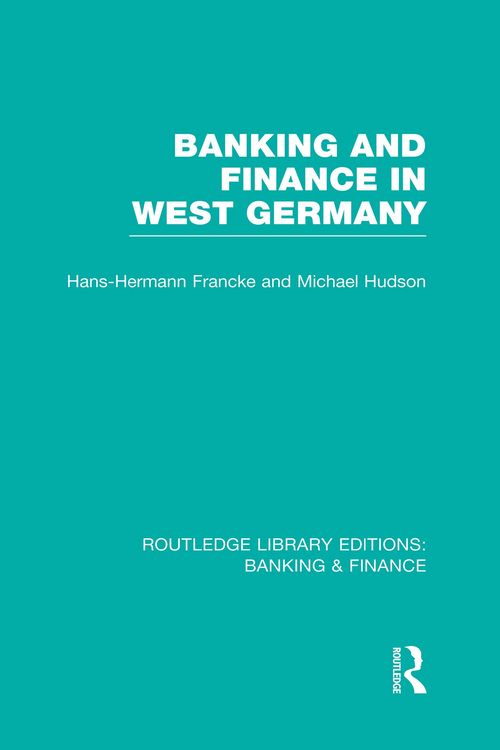 Produktbild: Banking and Finance in West Germany (Rle Banking & Finance)