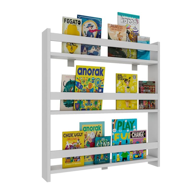 Produktbild: Holz Kinderregal B&uuml;cherregal Kinder Regal Kidos