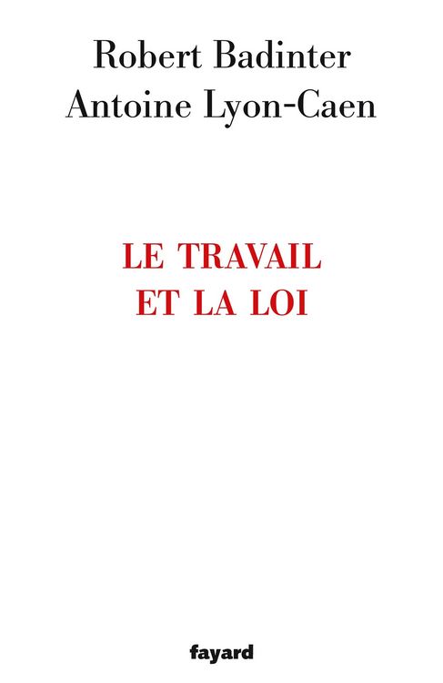 Produktbild: Le travail et la loi
