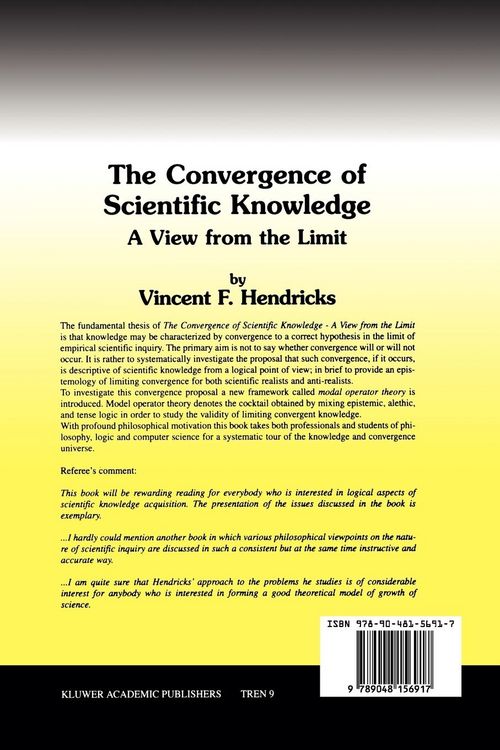 Produktbild: The Convergence of Scientific Knowledge