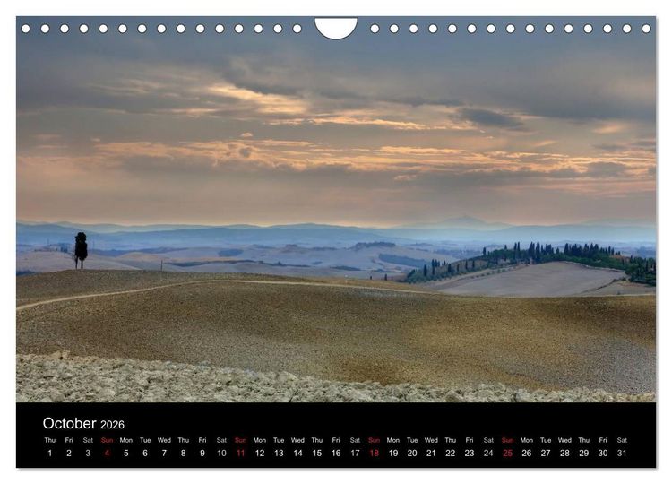 Produktbild: Tuscany (Wall Calendar 2026 DIN A4 landscape), CALVENDO 12 Month Wall Calendar