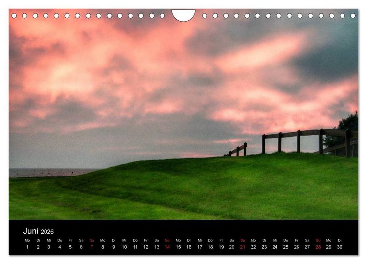 Produktbild: Zeit f&uuml;r... Insel Neuwerk - Himmel, Deiche, Watt und Meer (Wandkalender 2026 DIN A4 quer), CALVENDO Monatskalender