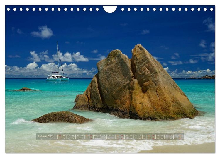 Produktbild: Seychellen - Inselparadiese Mah&eacute; La Digue Praslin (Wandkalender 2026 DIN A4 quer), CALVENDO Monatskalender