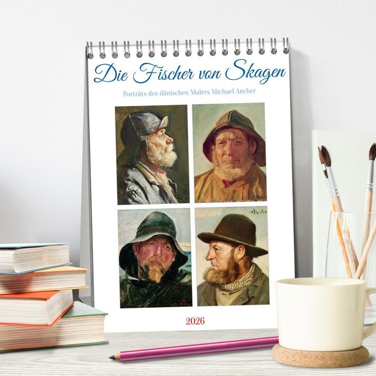 Produktbild: Die Fischer von Skagen (Tischkalender 2026 DIN A5 hoch), CALVENDO Monatskalender