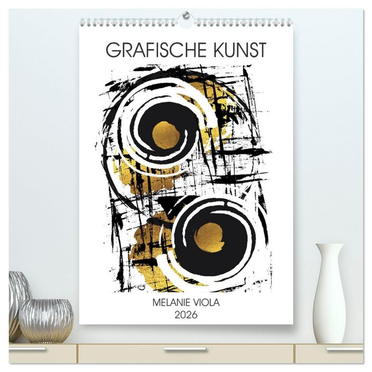 Produktbild: GRAFISCHE KUNST (hochwertiger Premium Wandkalender 2026 DIN A2 hoch), Kunstdruck in Hochglanz