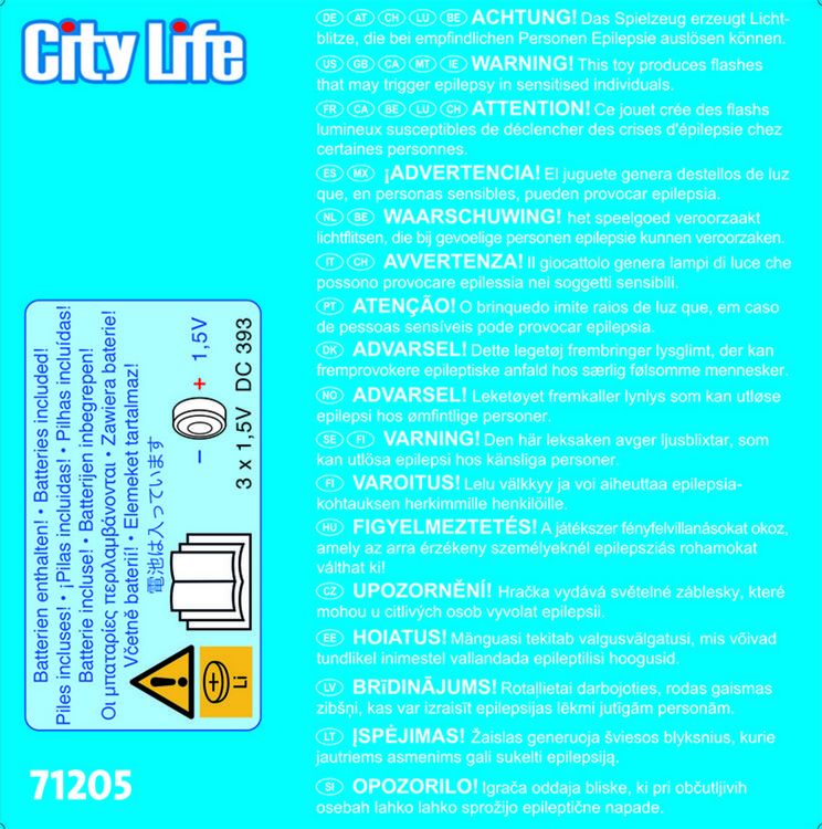 Produktbild: PLAYMOBIL&reg; City Life 71205 Notarzt-Motorrad mit Blinklicht
